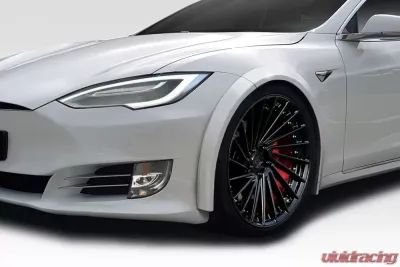 2012-2023 Tesla Model S Duraflex RVS Front Fender Flares - 4 Piece - 115967