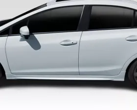 2012-2015 Honda Civic 4DR Duraflex Type M Side Skirts - 2 Piece