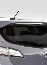 2010-2013 Mazda 3 Duraflex Turbo Look Rear Roof Wing Spoiler- 1 Piece                                     - 115974 - Image 5