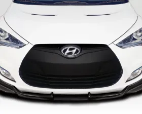2012-2017 Hyundai Veloster Non Turbo Duraflex EBS Front Lip Spoiler - 3 Piece