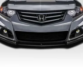2009-2014 Acura TSX Duraflex HFP V3 Look Front Lip Under Spoiler Air Dam - 3 Piece ( fits modulo bumper only )