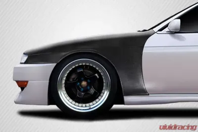 1997-1998 Nissan 240SX S14 Carbon Creations Kouki OEM Look Fenders - 2 Piece - 115986