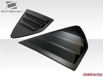 2018-2022 Subaru XV Crosstrek Duraflex Fennec Outdoors Edition Rear Window Scoops - 2 Piece - 116000