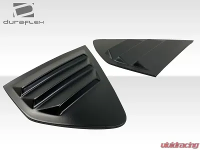 2018-2022 Subaru XV Crosstrek Duraflex Fennec Outdoors Edition Rear Window Scoops - 2 Piece - 116000