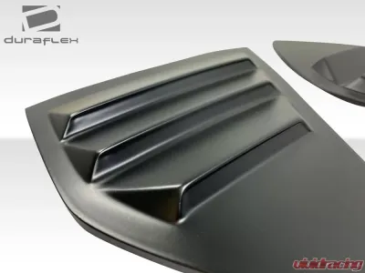 2018-2022 Subaru XV Crosstrek Duraflex Fennec Outdoors Edition Rear Window Scoops - 2 Piece - 116000