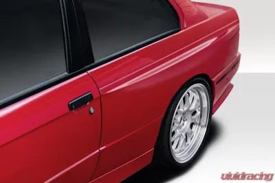 1984-1991 BMW 3 Series E30 2DR Duraflex M3 Look Wide Body Rear Fenders - 2 Piece - 116008