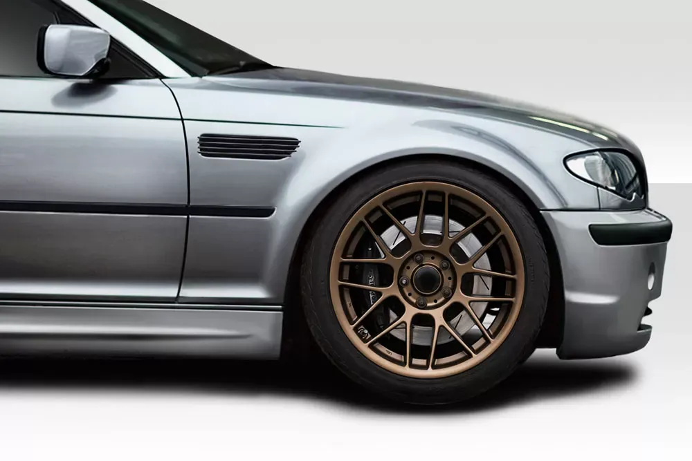 2002-2005 BMW 3 Series E46 4DR Duraflex M3 Look Front Fenders - 2 Piece - 116010