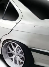 1992-1998 BMW 3 Series M3 E36 4DR Duraflex C Spec Rear Fender Flares - 2 Piece                                     - 116023 - Image 2