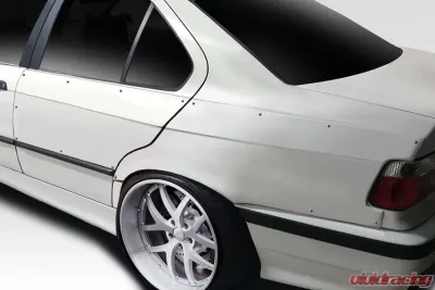 1992-1998 BMW 3 Series M3 E36 4DR Duraflex C Spec Rear Fender Flares - 2 Piece - 116023