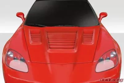 2005-2013 Chevrolet Corvette C6 Duraflex World Challenge Look Hood - 1 Piece - 116040