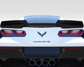 2014-2019 Chevrolet Corvette C7 Duraflex Wickerbill Rear Wing Spoiler - 3 Piece