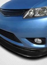 2006-2008 Honda Civic 2DR Carbon Creations MDF Front Lip Under Spoiler - 1 Piece                                     - 116058 - Image 2