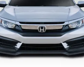 2016-2018 Honda Civic 2DR 4DR Duraflex Type M Front Lip Under Spoiler - 1 Piece