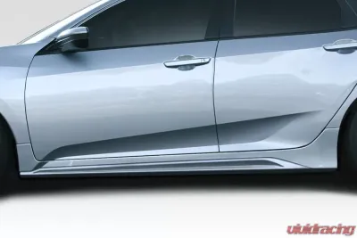 2016-2021 Honda Civic 4DR Duraflex Type M Side Skirts Rocker Panels - 2 Piece - 116066