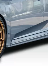 2016-2021 Honda Civic 4DR Duraflex Type M Side Skirts Rocker Panels - 2 Piece                                     - 116066 - Image 2