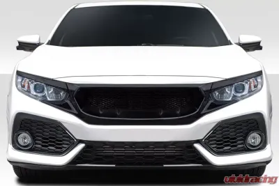 2016-2021 Honda Civic Duraflex Type JS Grille - 1 Piece - 116068