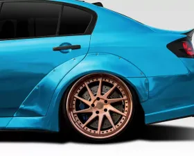 2008-2015 Infiniti G Sedan G37 Q40 Duraflex LBW Rear Fender Flares - 4 Piece