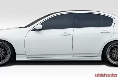 2008-2015 Infiniti G Sedan G37 Q40 Duraflex LBW Side Skirt Rocker Panels - 2 Piece - 116081