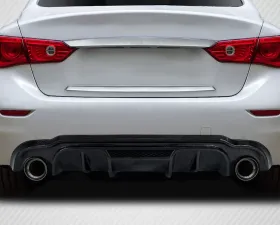 2014-2017 Infiniti Q50 Carbon Creations Lightspeed Rear Diffuser - 1 Piece