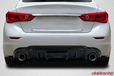 2014-2017 Infiniti Q50 Carbon Creations Lightspeed Rear Diffuser - 1 Piece - 116082