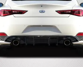 2017-2022 Infiniti Q60 Carbon Creations J Spec Rear Diffuser - 3 Piece