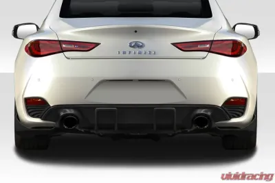 2017-2022 Infiniti Q60 Duraflex J Spec Rear Diffuser - 3 Piece - 116089
