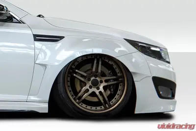 2011-2013 Kia Optima Duraflex CPR Wide Body Front Fender Flares - 4 Piece - 116104