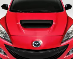 2010-2013 Mazda MazdaSpeed 3 Duraflex Ram Air Hood Scoop - 1 Piece