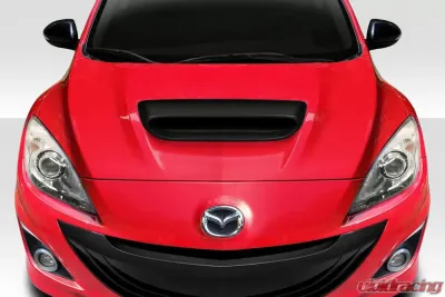 2010-2013 Mazda MazdaSpeed 3 Duraflex Ram Air Hood Scoop - 1 Piece - 116117