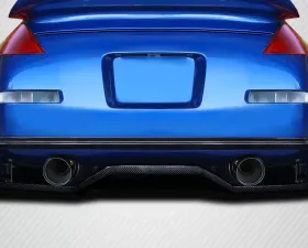 2003-2008 Nissan 350Z Z33 Carbon Creations VTX Rear Diffuser - 2 Piece