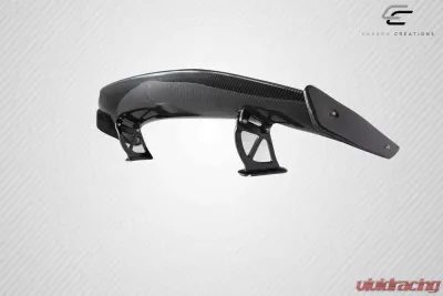 2014-2023 Porsche 718 Cayman Carbon Creations GT4 Look Rear Wing Spoiler - 3 Piece - 116140