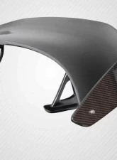 2014-2023 Porsche 718 Cayman Carbon Creations GT4 Look Rear Wing Spoiler - 3 Piece                                     - 116140 - Image 6
