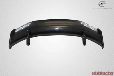 2014-2023 Porsche 718 Cayman Carbon Creations GT4 Look Rear Wing Spoiler - 3 Piece - 116140
