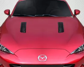 Universal Carbon Creations Race Hood Louver Vents - 2 Piece