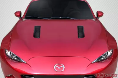 Universal Carbon Creations Race Hood Louver Vents - 2 Piece - 116152