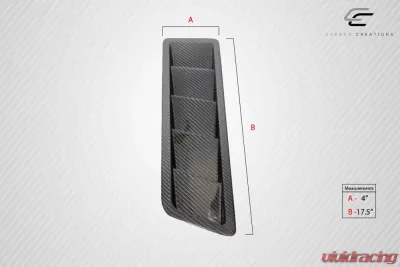 Universal Carbon Creations Race Hood Louver Vents - 2 Piece - 116152