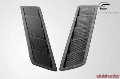 Universal Carbon Creations Race Hood Louver Vents - 2 Piece - 116152