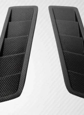 Universal Carbon Creations Race Hood Louver Vents - 2 Piece                                     - 116152 - Image 4