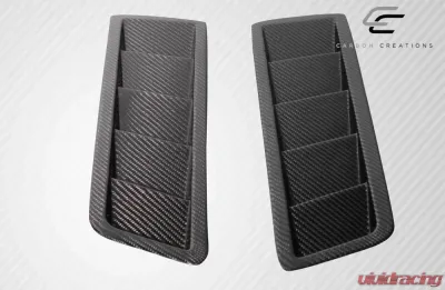 Universal Carbon Creations Race Hood Louver Vents - 2 Piece - 116152