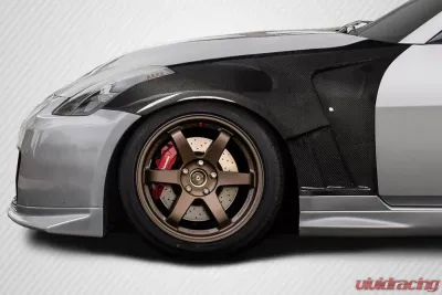 2003-2008 Nissan 350Z Z33 Carbon Creations AMS GT2 Front Fenders - 2 Piece - 116221