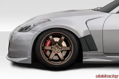2003-2008 Nissan 350Z Z33 Duraflex AMS GT2 Front Fenders - 2 Piece - 116222
