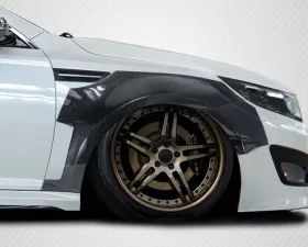 2011-2013 Kia Optima Carbon Creations CPR Wide Body Front Fender Flares - 4 Piece