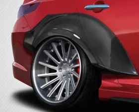 2011-2013 Kia Optima Carbon Creations CPR Wide Body Rear Fender Flares - 6 Piece