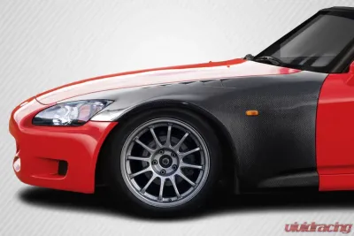 2000-2009 Honda S2000 Carbon Creations EVS Front Fenders - 2 Piece - 116254