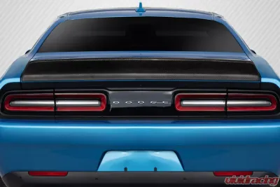 2008-2023 Dodge Challenger Carbon Creations Iconic Rear Wing Spoiler - 1 Piece - 116256