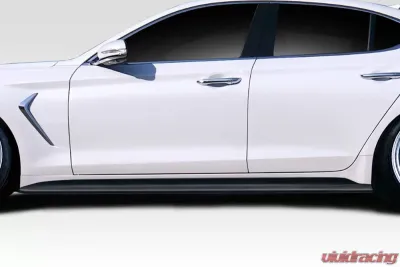 2019-2023 Genesis G70 Duraflex MSR Side Skirts Rocker Panels - 2 Piece - 116271