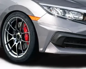 2016-2018 Honda Civic 2DR 4DR Duraflex HFP Look Front Lip Add On - 2 Piece