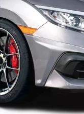 2016-2018 Honda Civic 2DR 4DR Duraflex HFP Look Front Lip Add On - 2 Piece                                     - 116277 - Image 8