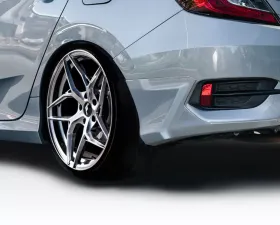 2016-2021 Honda Civic 4DR Duraflex HFP Look Rear Lip Add On - 2 Piece