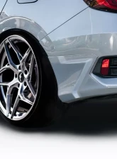 2016-2021 Honda Civic 4DR Duraflex HFP Look Rear Lip Add On - 2 Piece                                     - 116279 - Image 11